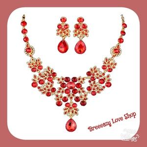 Red Royalty Jewelry Set